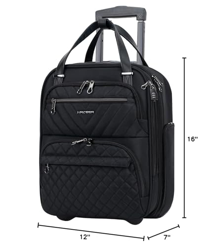 KROSER 16" Underseat Luggage Grey