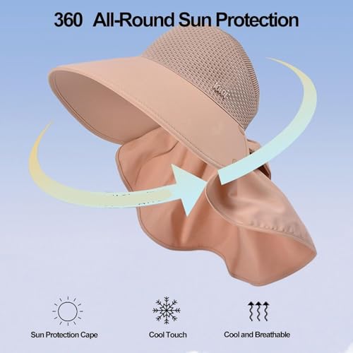 Women’s Sun Hat with Neck Flap