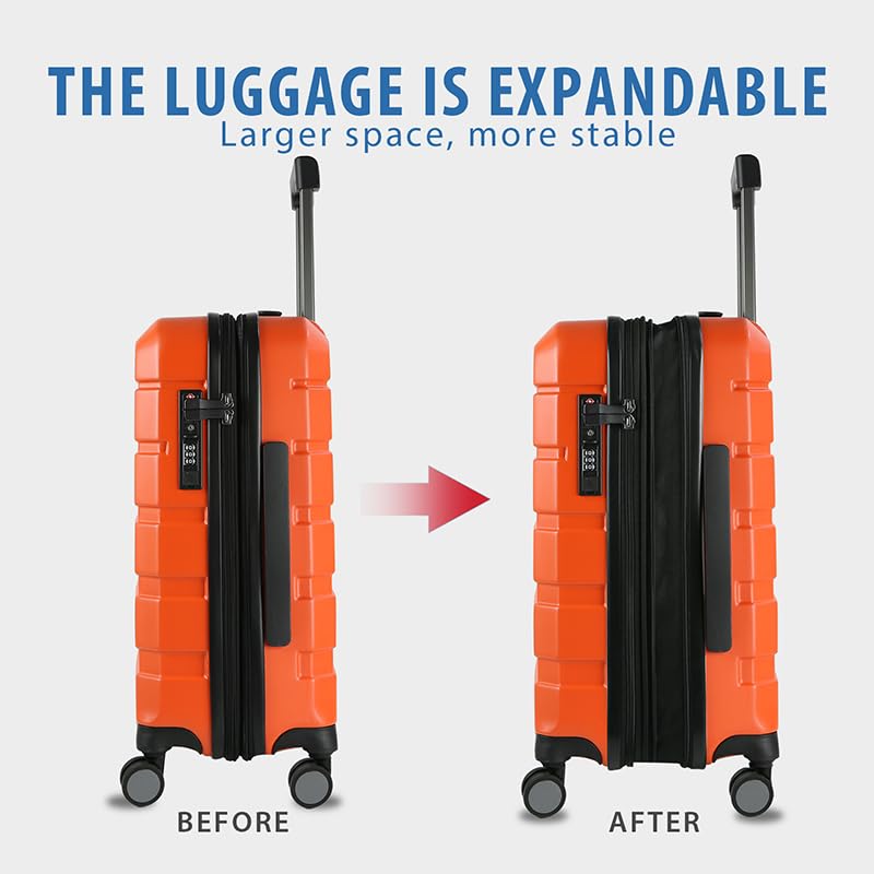 KROSER 20" Carry-On – Steel Grey