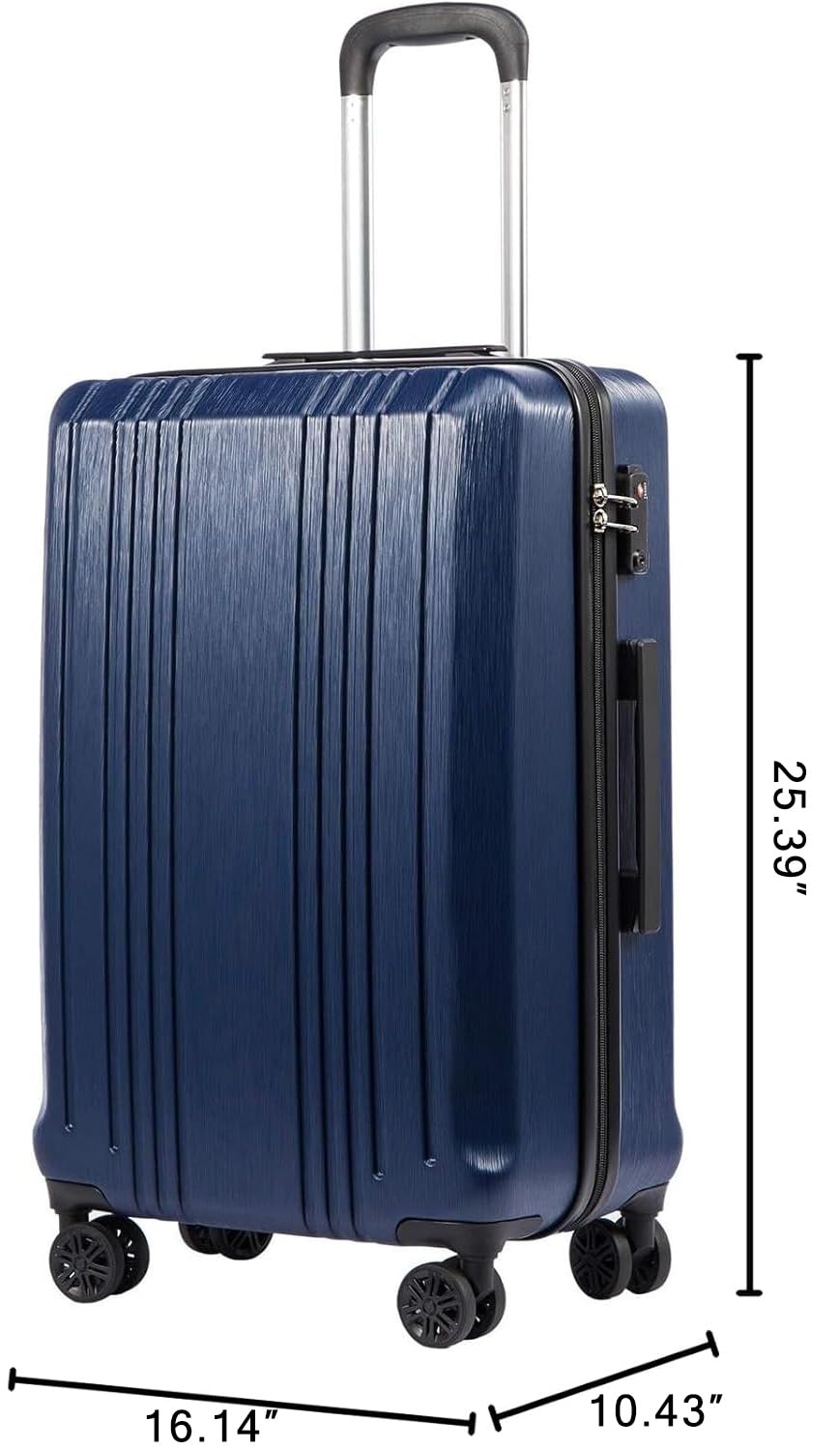 Coolife 3-Piece Expandable Luggage Set