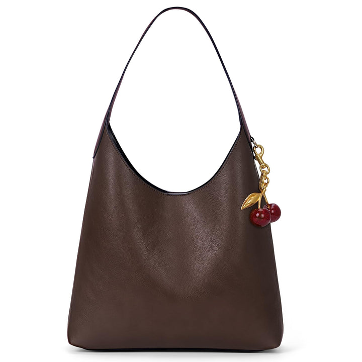 Faux Suede Hobo Bag