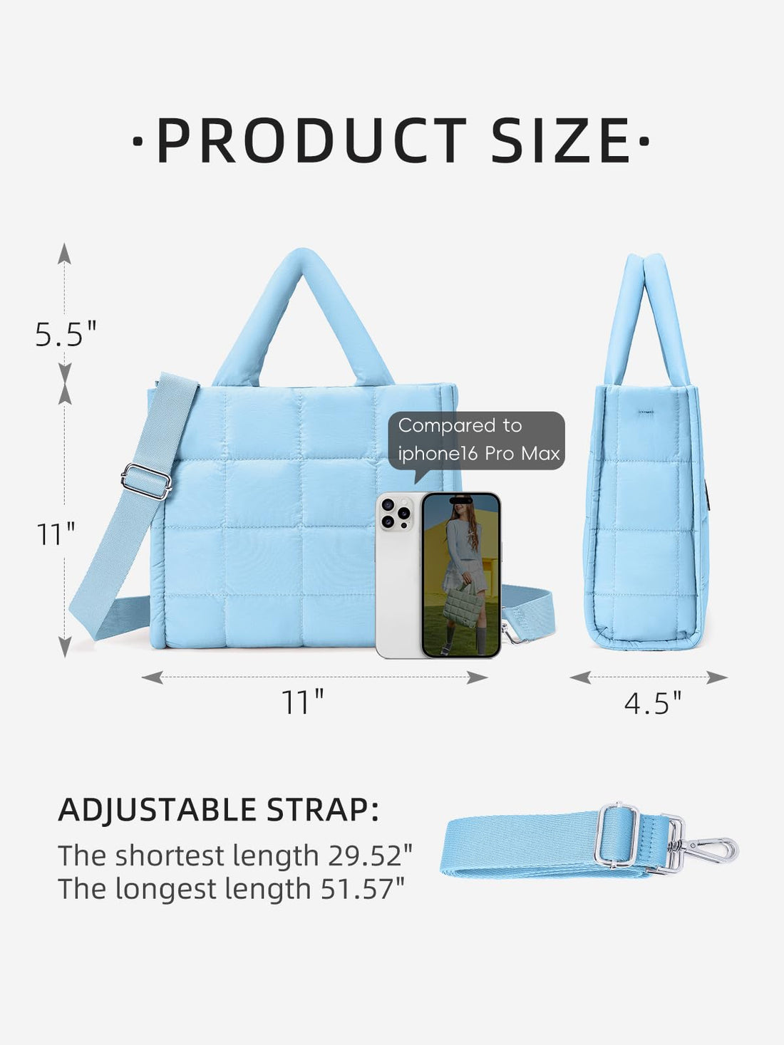 WESTBRONCO Women's Quilted Bag
