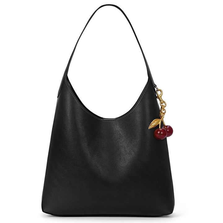 Faux Suede Hobo Bag