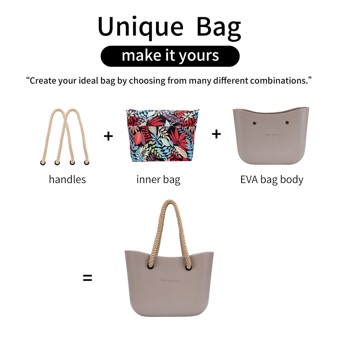 MRMIMI Waterproof Rubber Tote Bag