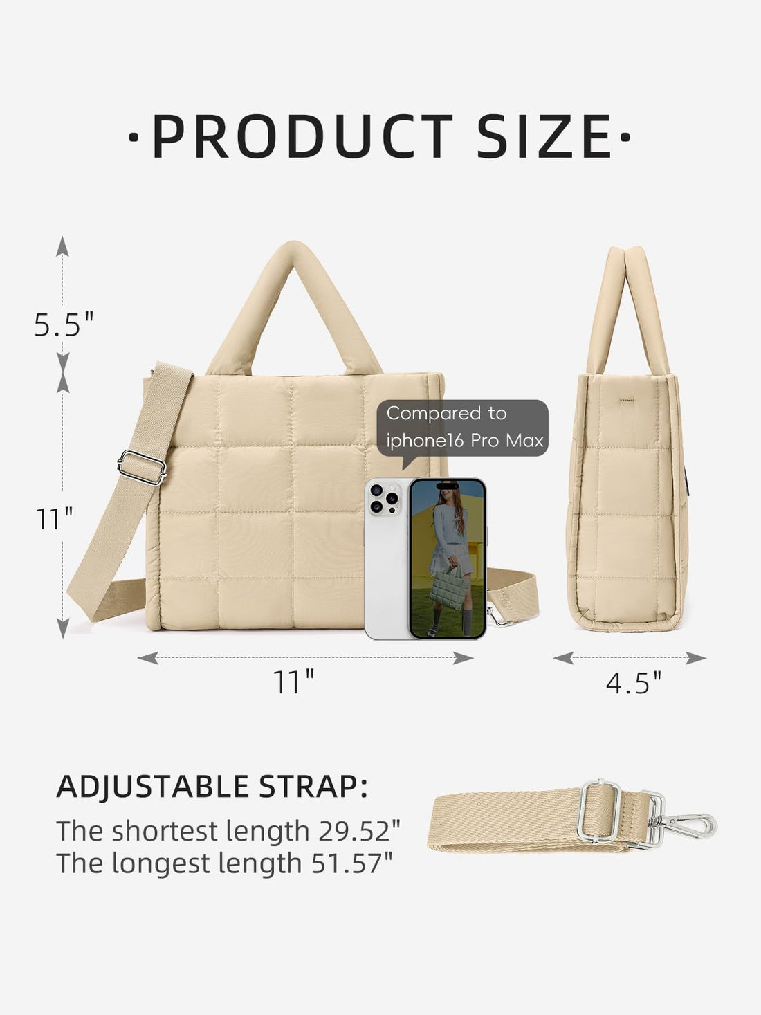 WESTBRONCO Women's Quilted Bag