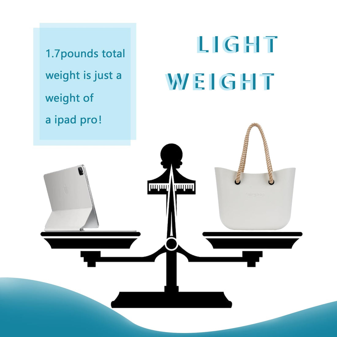 MRMIMI Waterproof Rubber Tote Bag