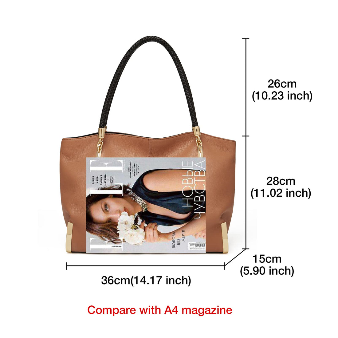 FOXLOVER Large Women's Tote Bag