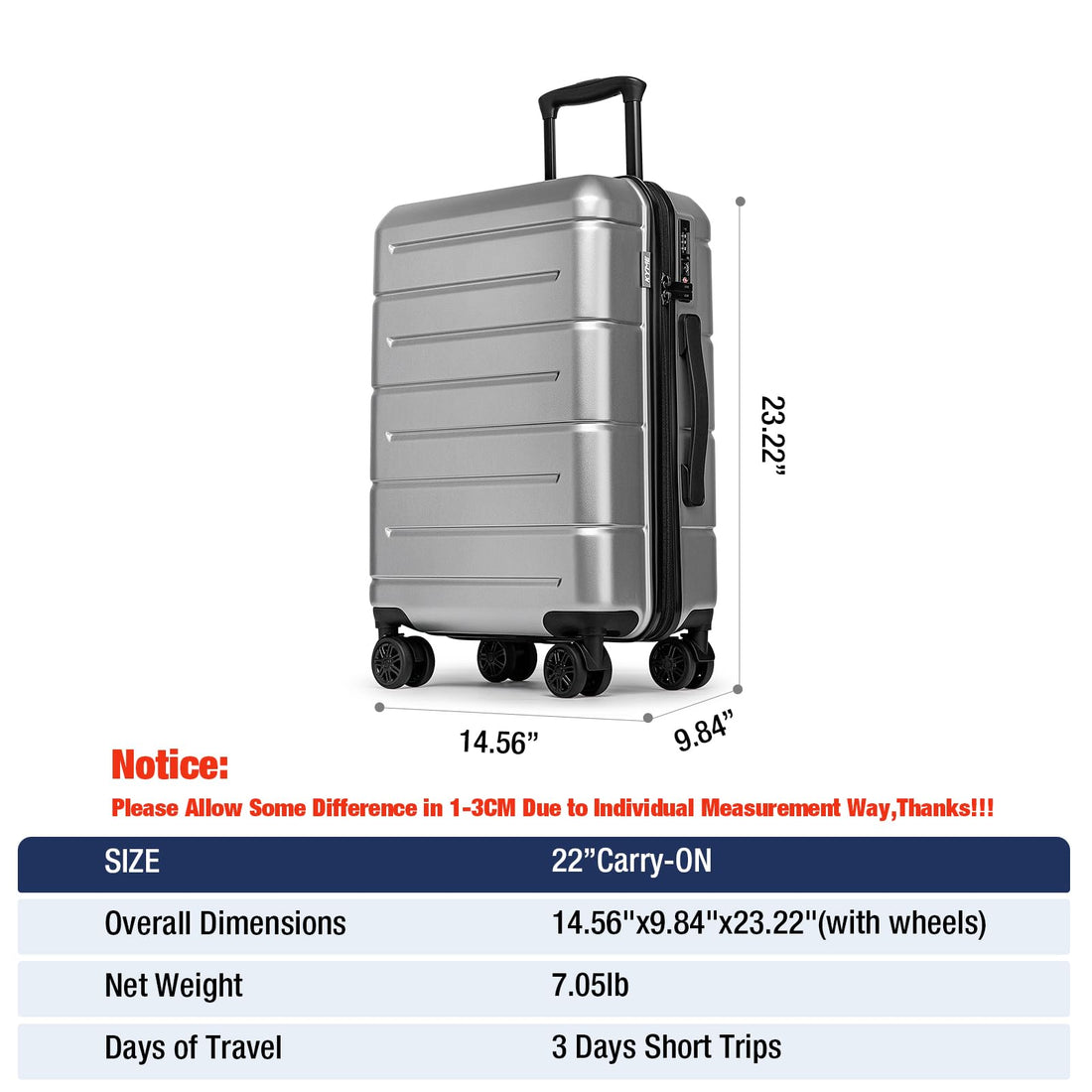 KYME 2-Piece Luggage Set