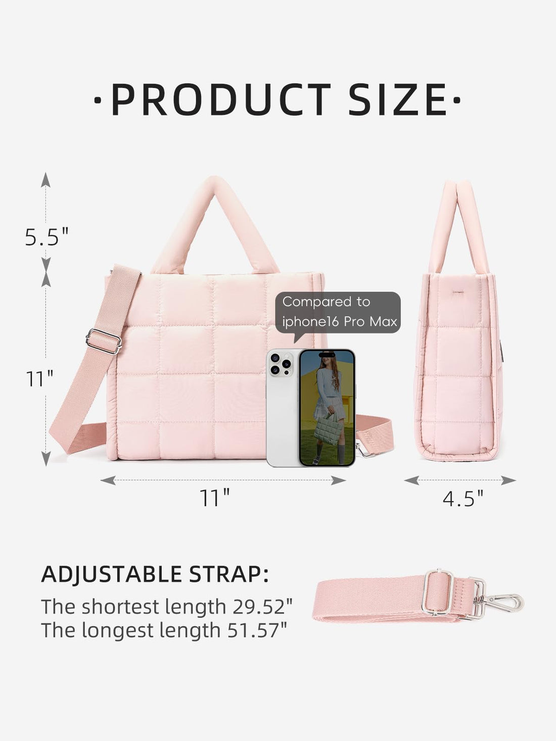 WESTBRONCO Women's Quilted Bag