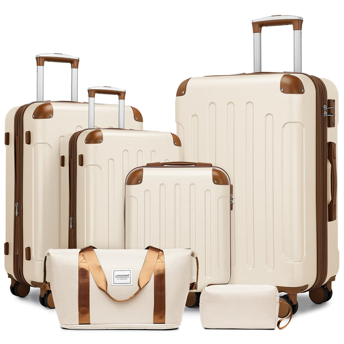 6-Piece Luggage Set – Sky Blue
