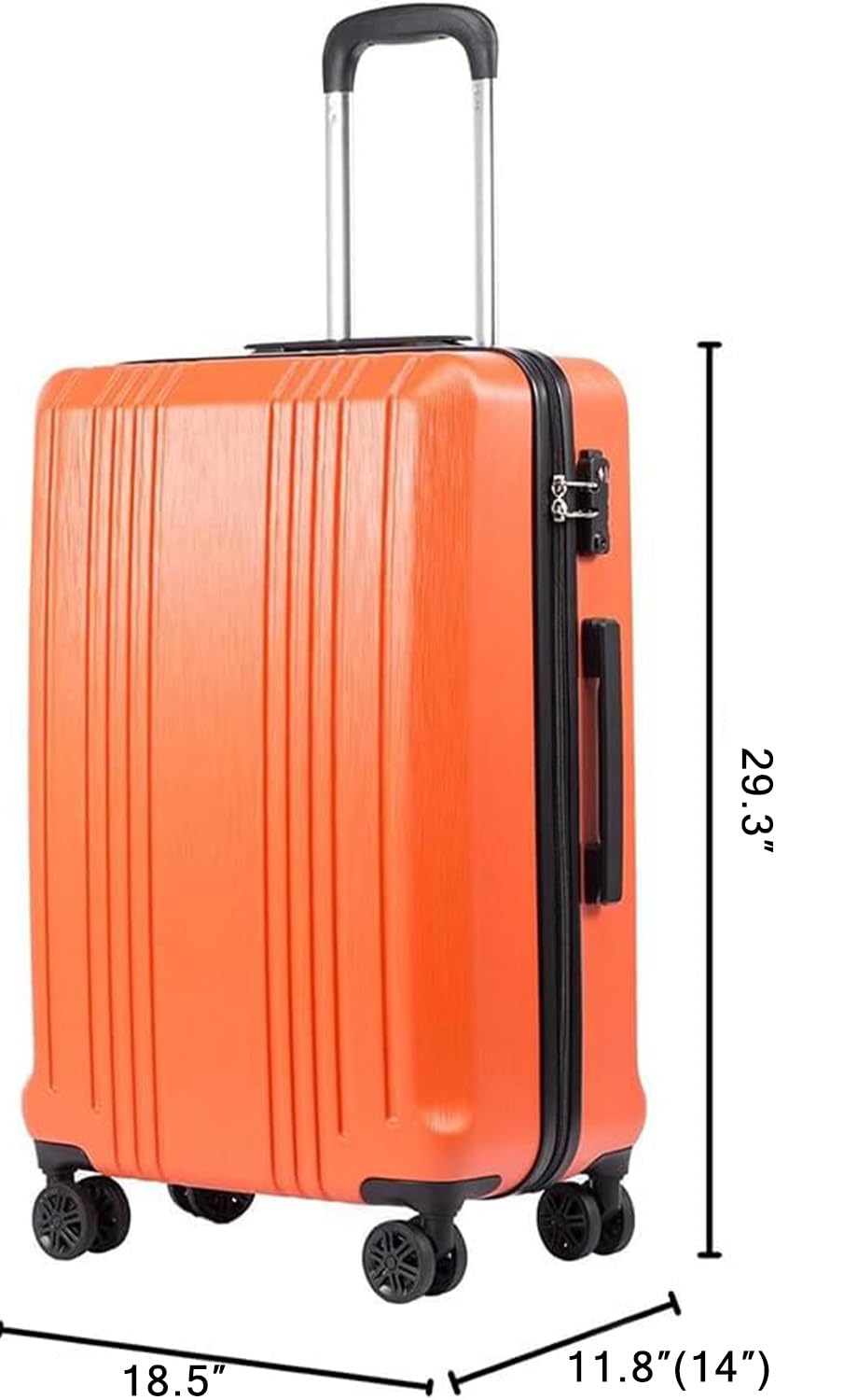 Coolife 3-Piece Expandable Luggage Set