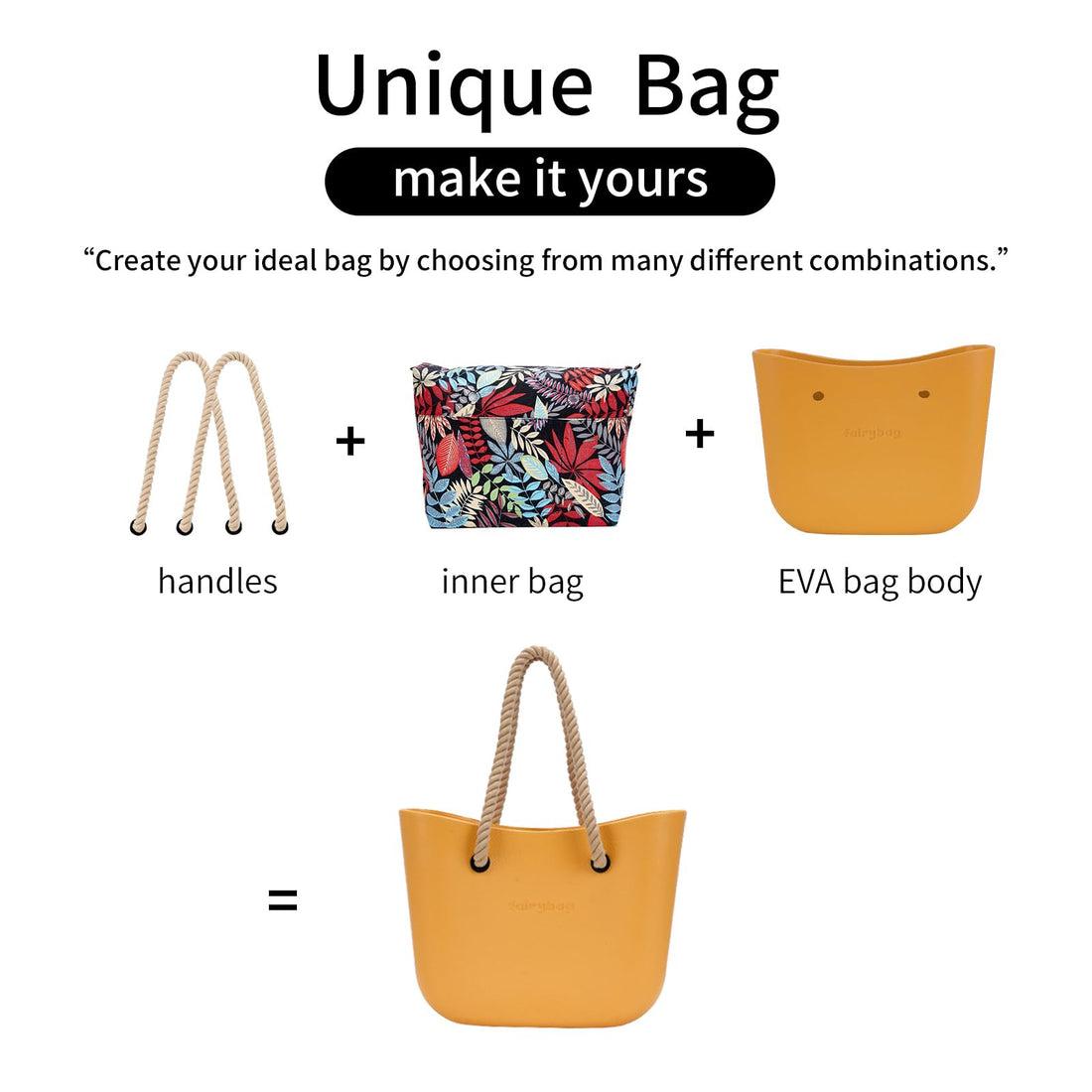 MRMIMI Waterproof Rubber Tote Bag