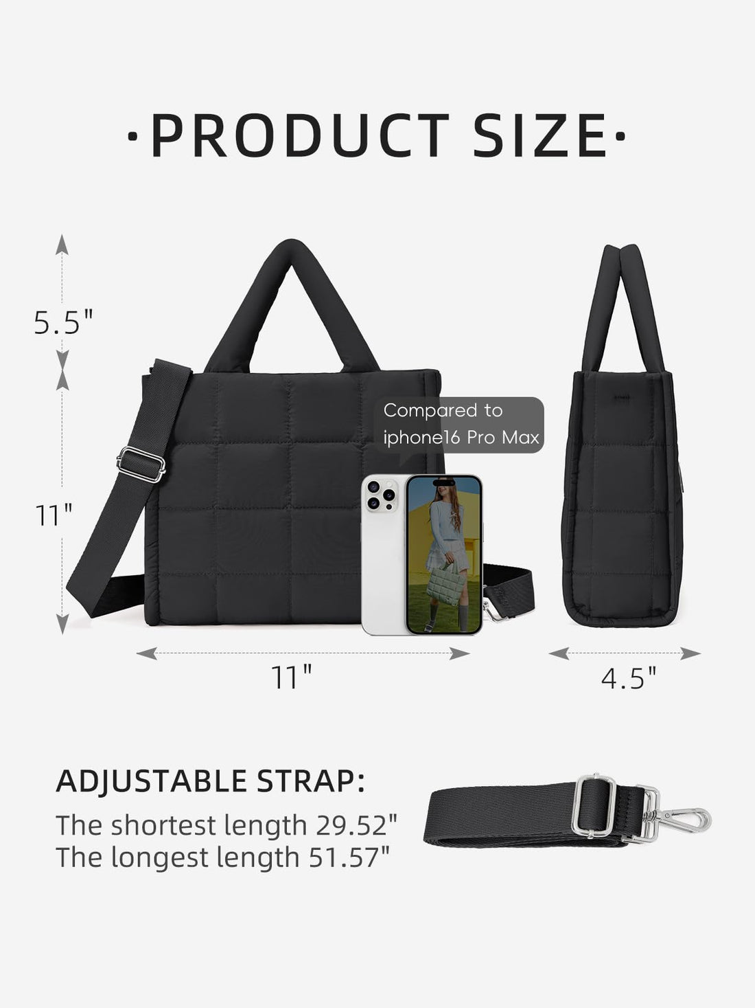 WESTBRONCO Women's Quilted Bag