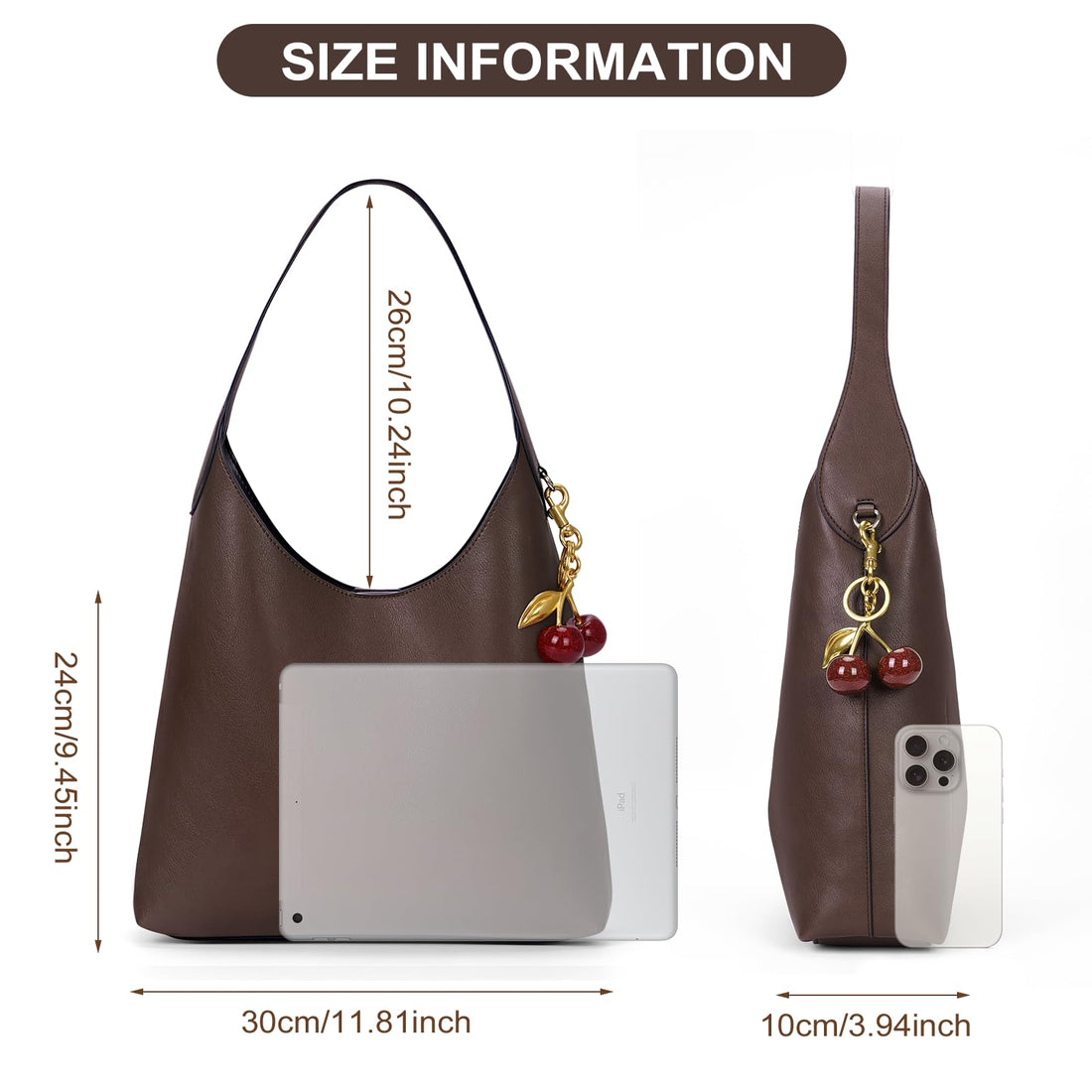 Faux Suede Hobo Bag