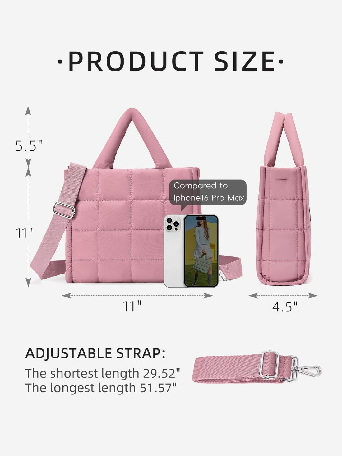 WESTBRONCO Women's Quilted Bag
