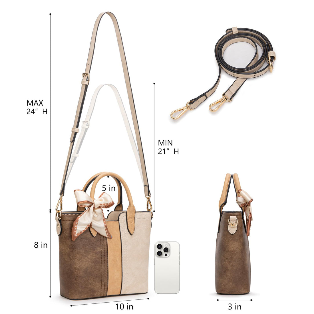 Montana West Small Tote Bag