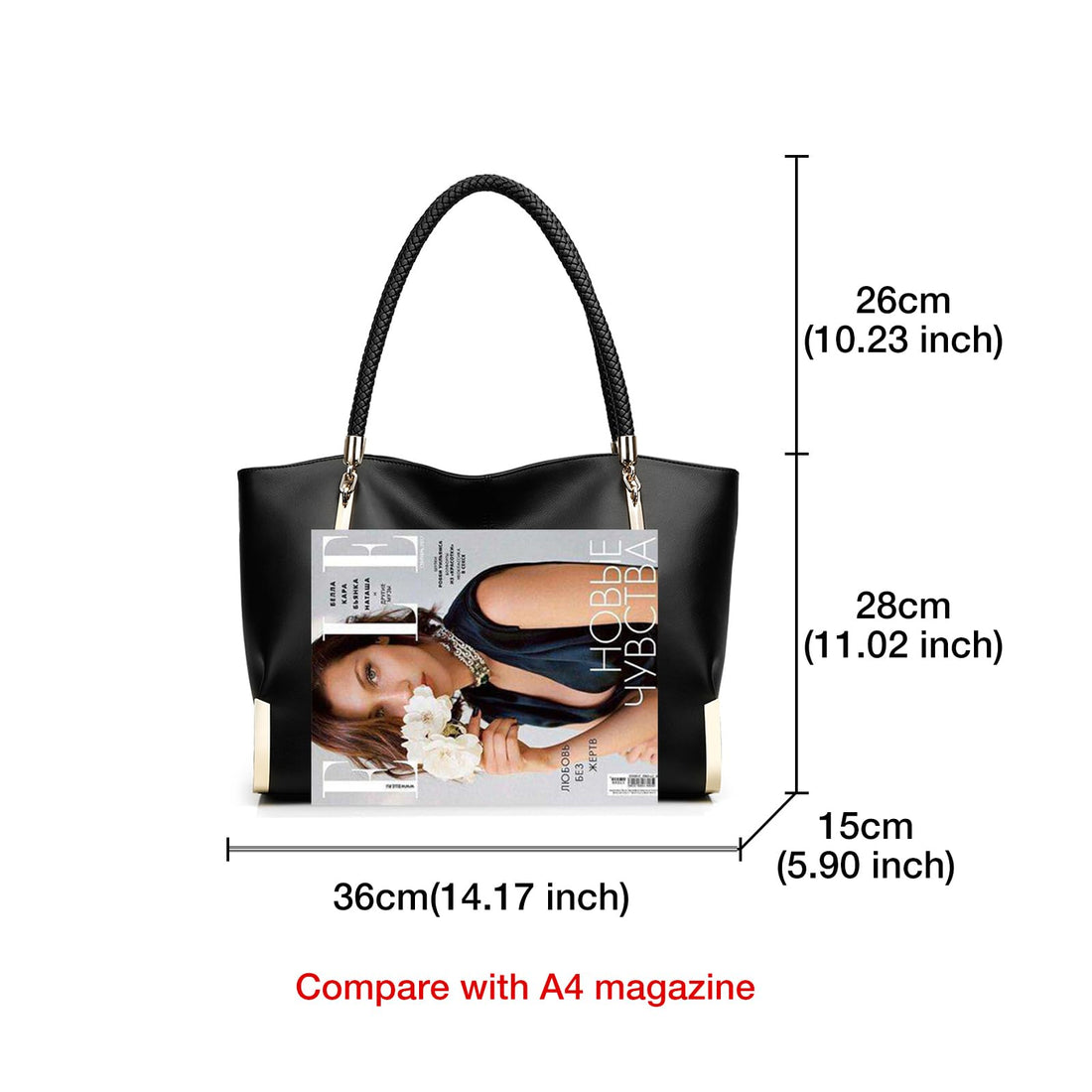 FOXLOVER Large Women's Tote Bag