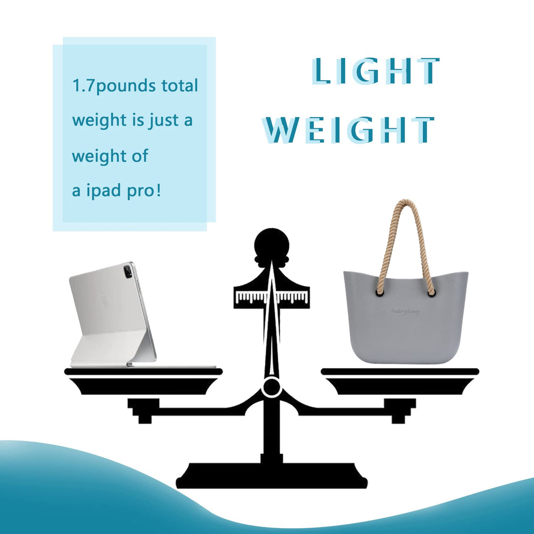 MRMIMI Waterproof Rubber Tote Bag