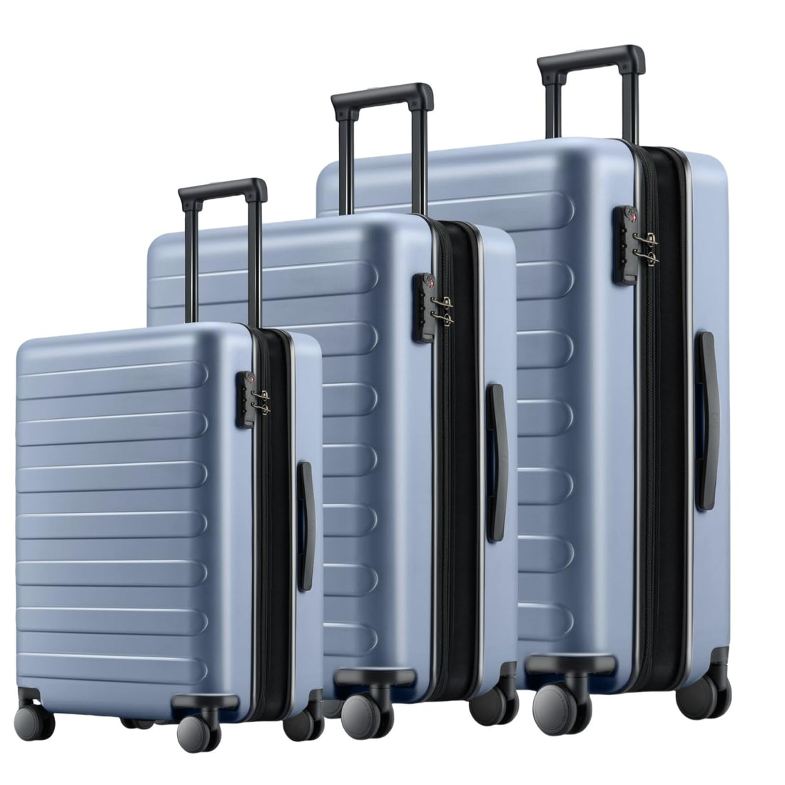2-Piece Carry-On Luggage Set – Grey