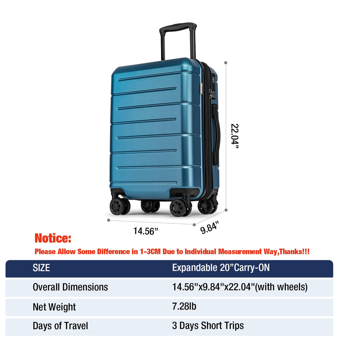KYME 2-Piece Luggage Set