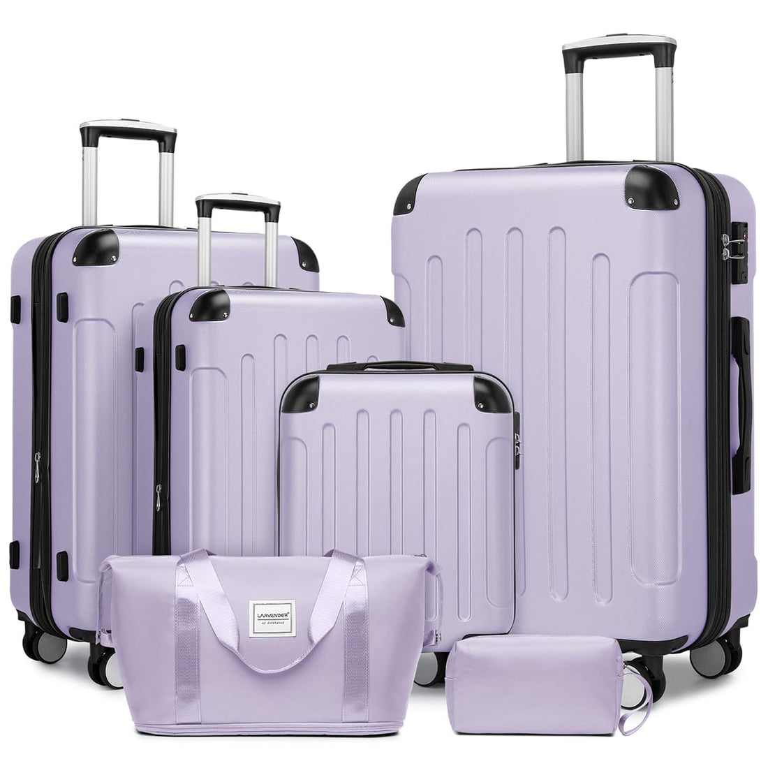 6-Piece Luggage Set – Sky Blue