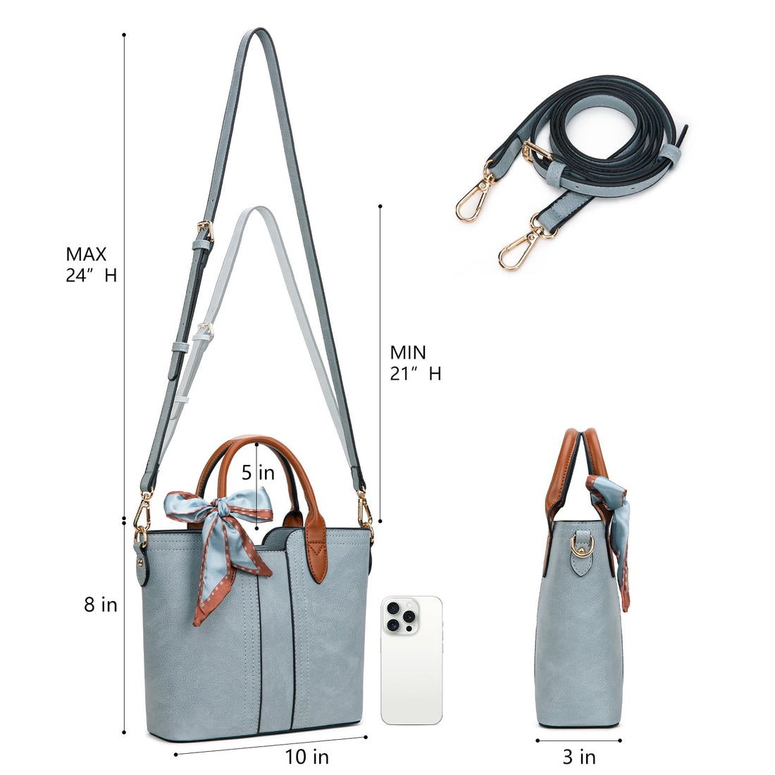 Montana West Small Tote Bag