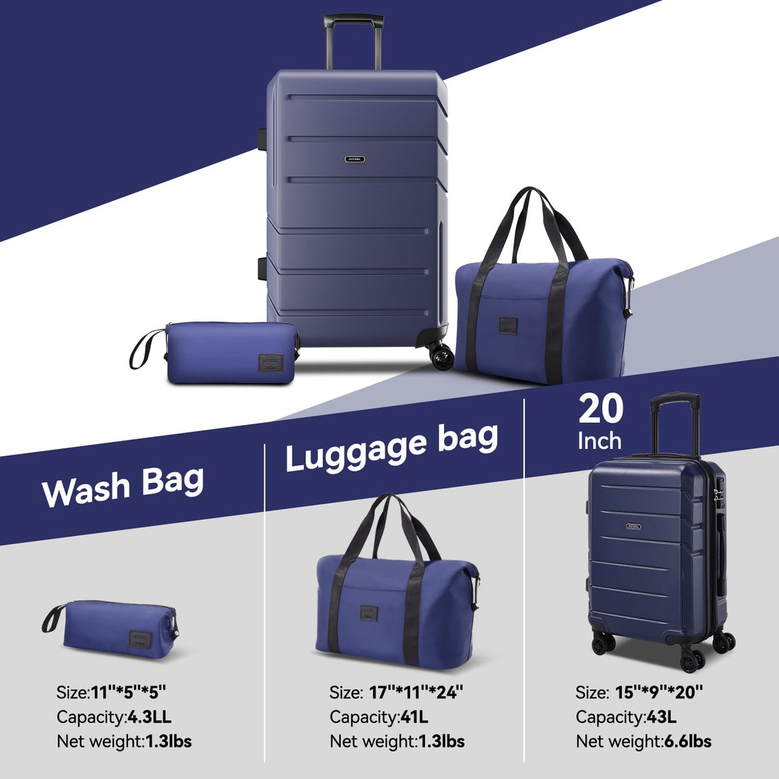 Hoteel 5-Piece Beige Luggage