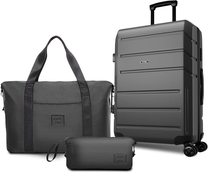 3-Piece Hoteel Luggage Set – Black