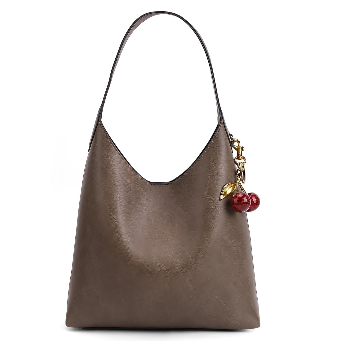 Faux Suede Hobo Bag
