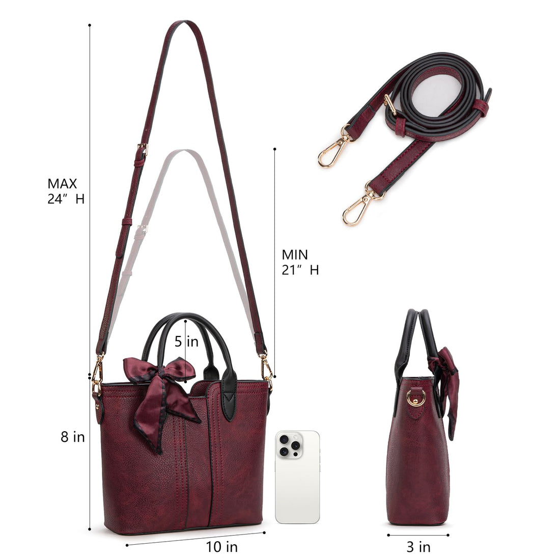 Montana West Small Tote Bag