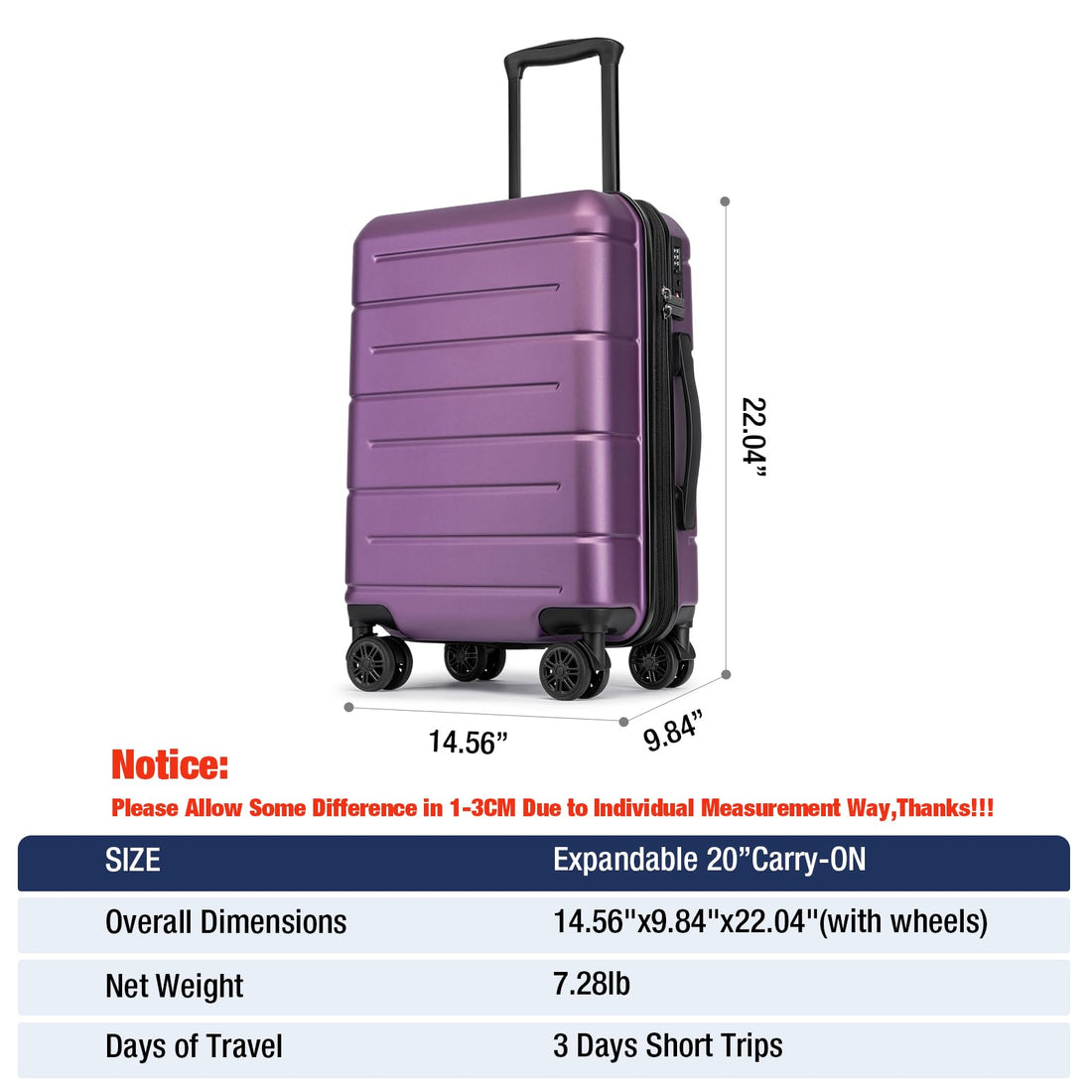 KYME 2-Piece Luggage Set