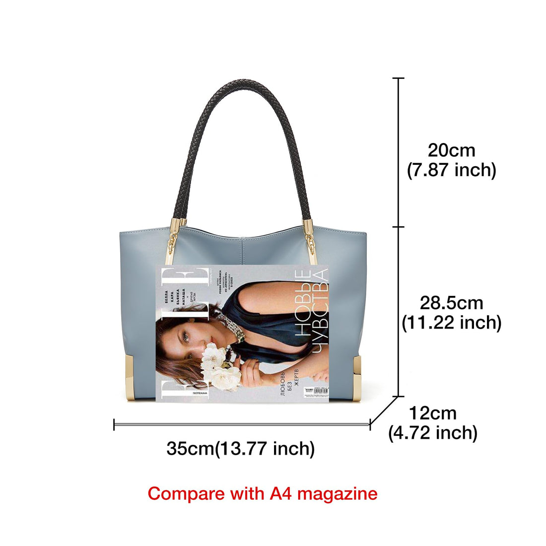 FOXLOVER Large Women's Tote Bag