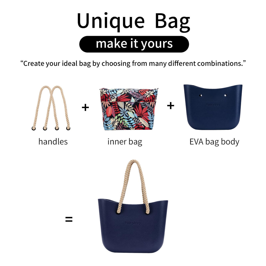 MRMIMI Waterproof Rubber Tote Bag