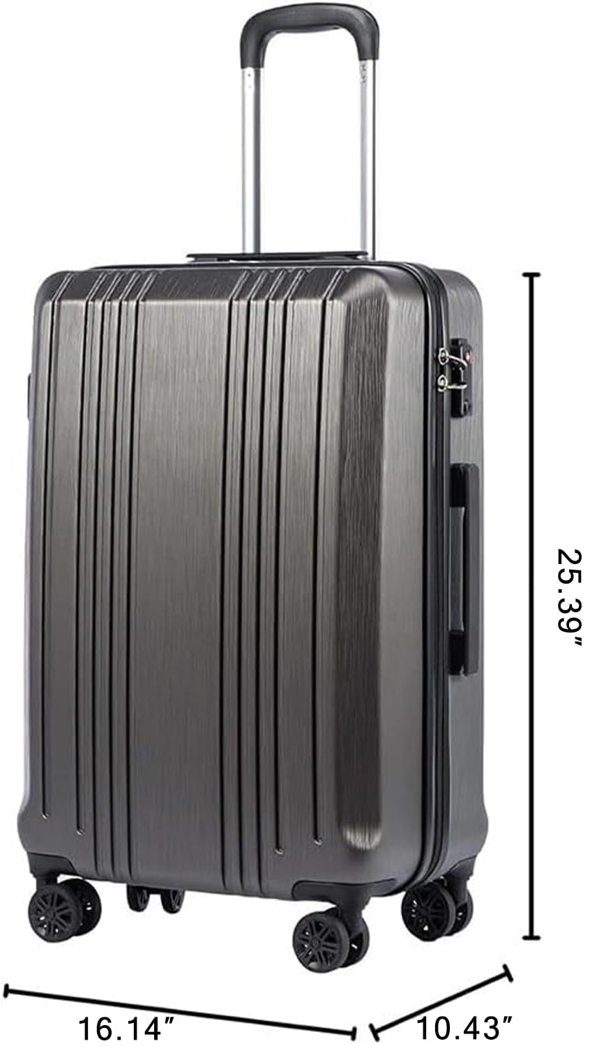 Coolife 3-Piece Expandable Luggage Set