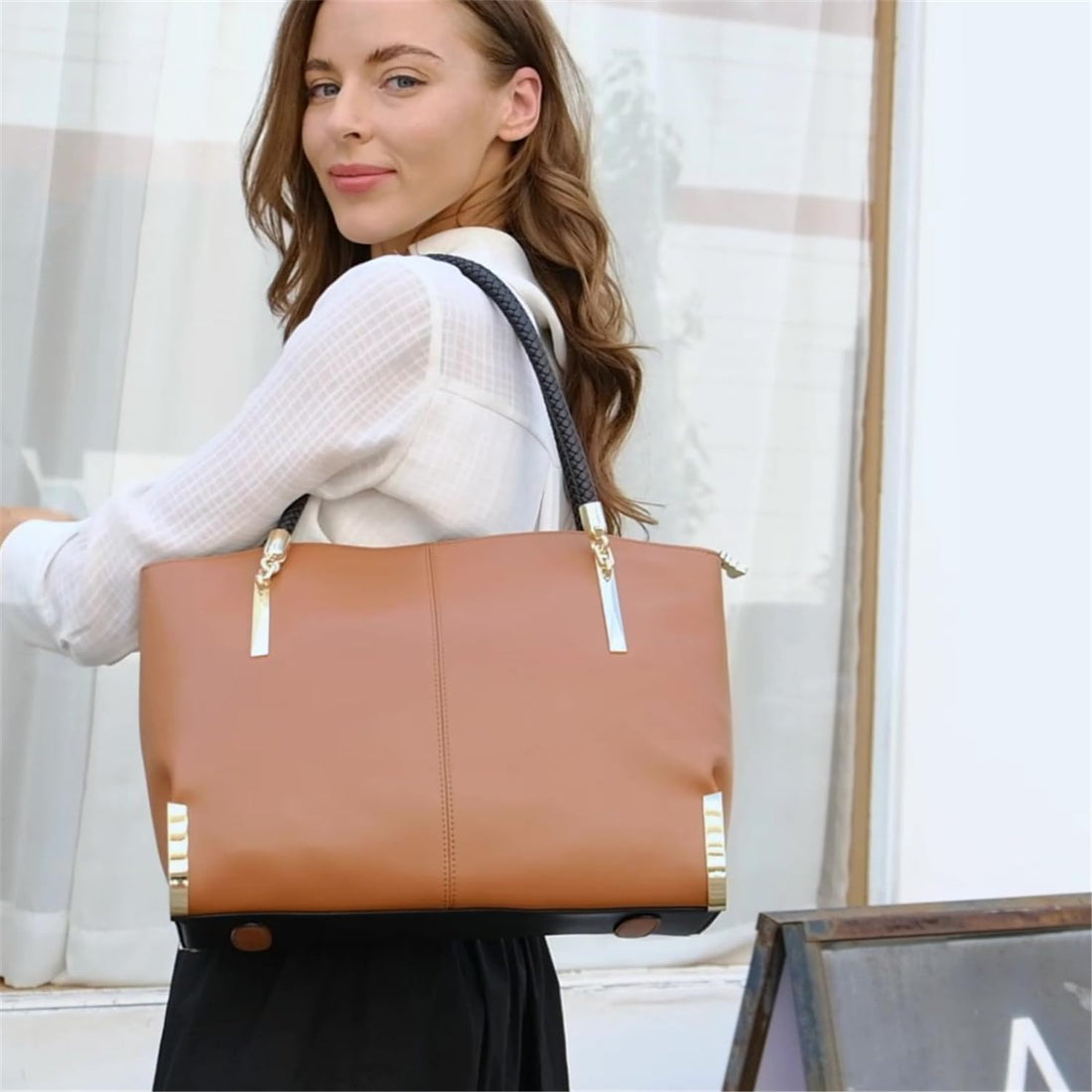 FOXLOVER Large Women's Tote Bag