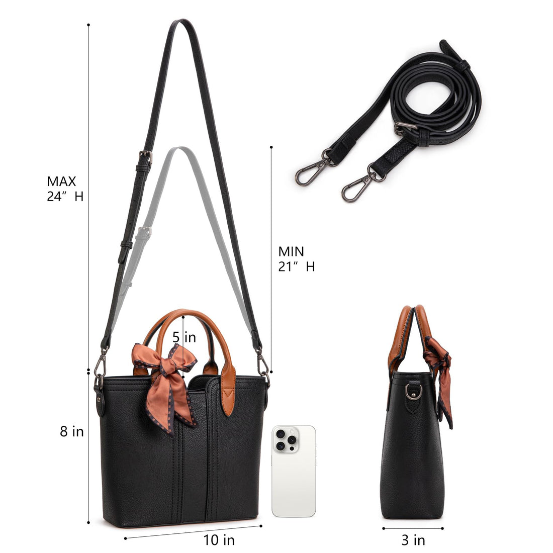 Montana West Small Tote Bag