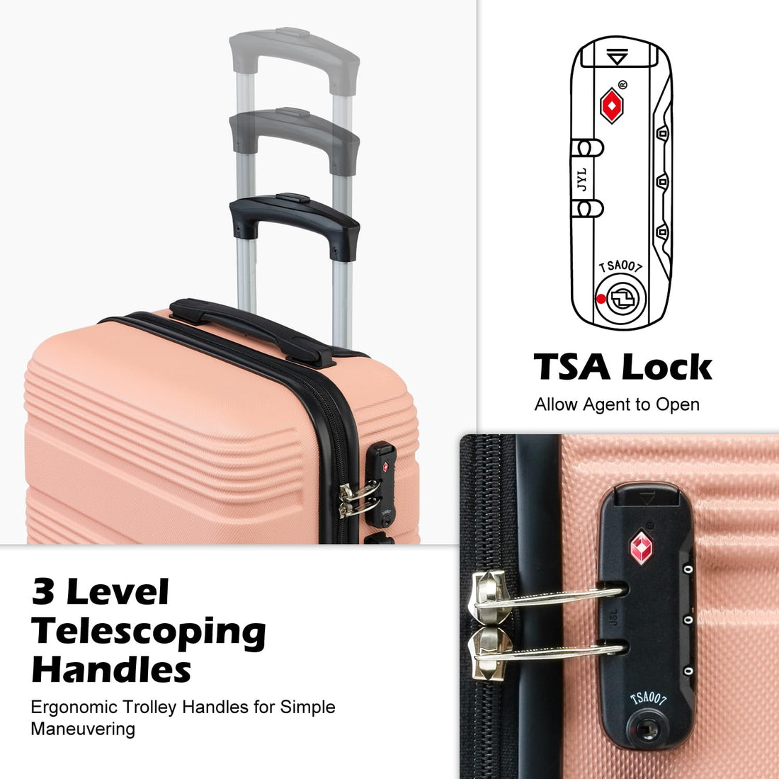 LONG VACATION 3-Piece Carry-On Set