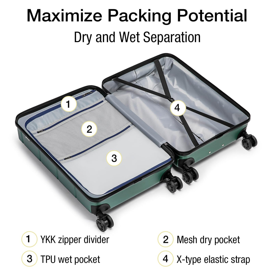 KYME 2-Piece Luggage Set