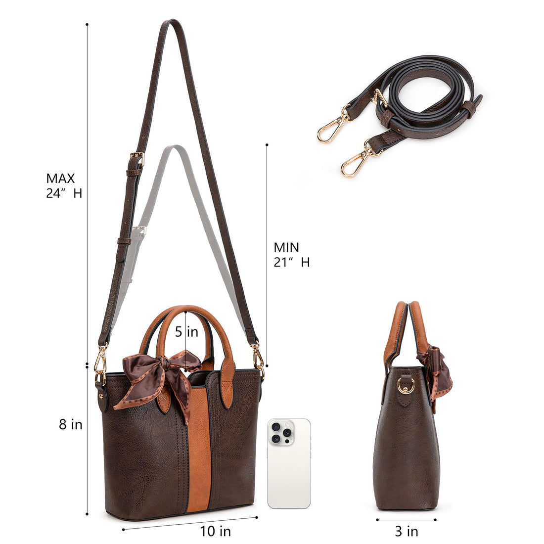 Montana West Small Tote Bag