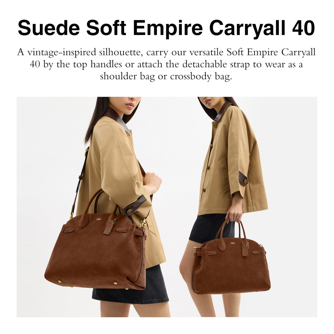 Coach Soft Empire Carryall 40