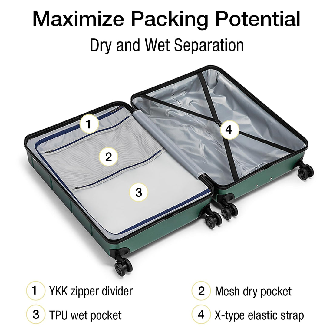 KYME 2-Piece Luggage Set