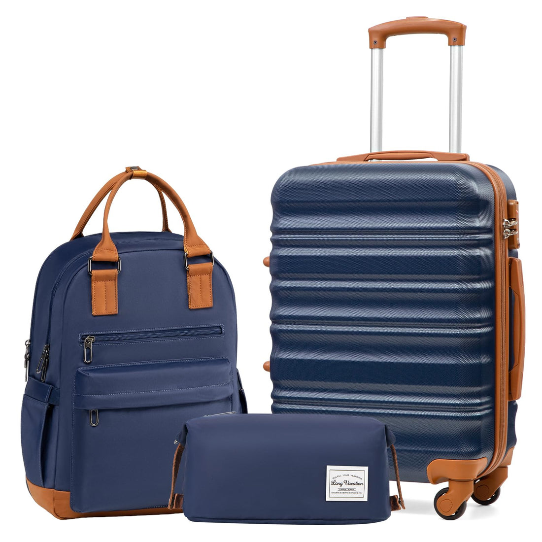 3-Piece Carry-On Luggage Set