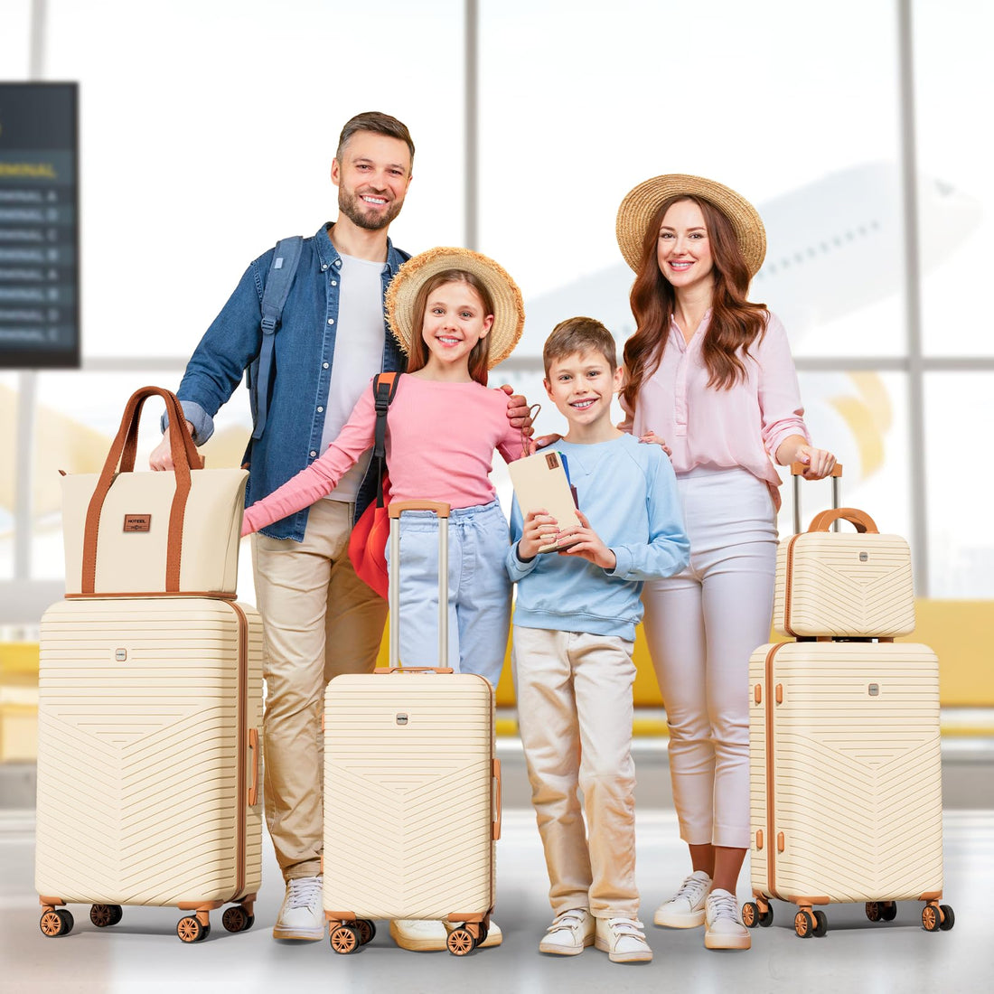 4-Piece Hoteel Luggage Set