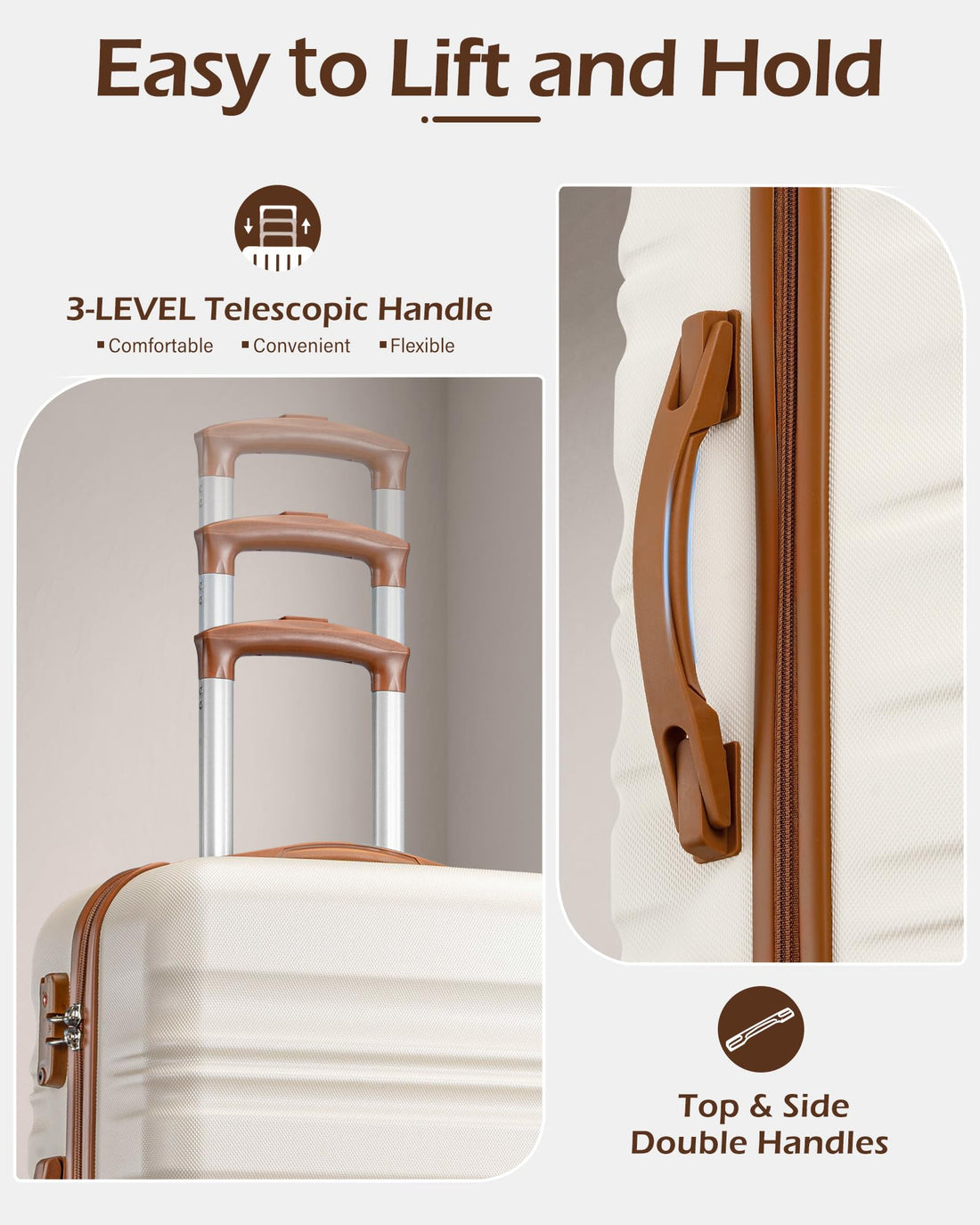 3-Piece Carry-On Luggage Set
