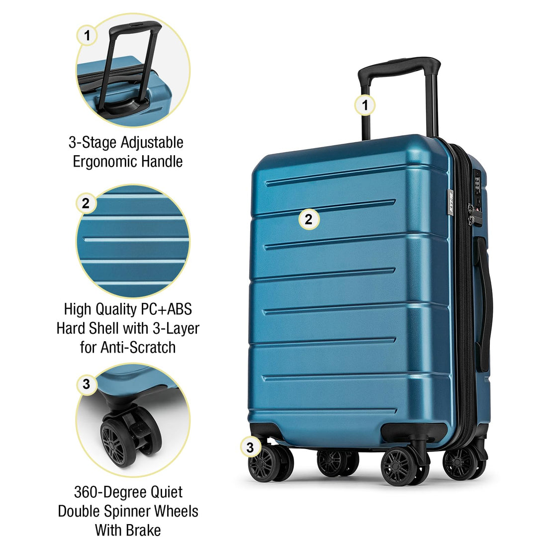 KYME 2-Piece Luggage Set
