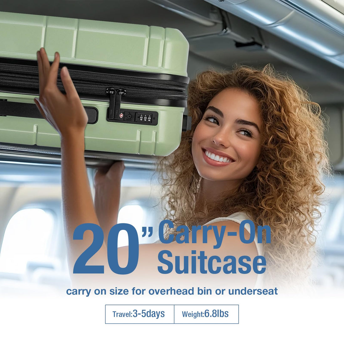 KYME 20" Carry-On Luggage Green