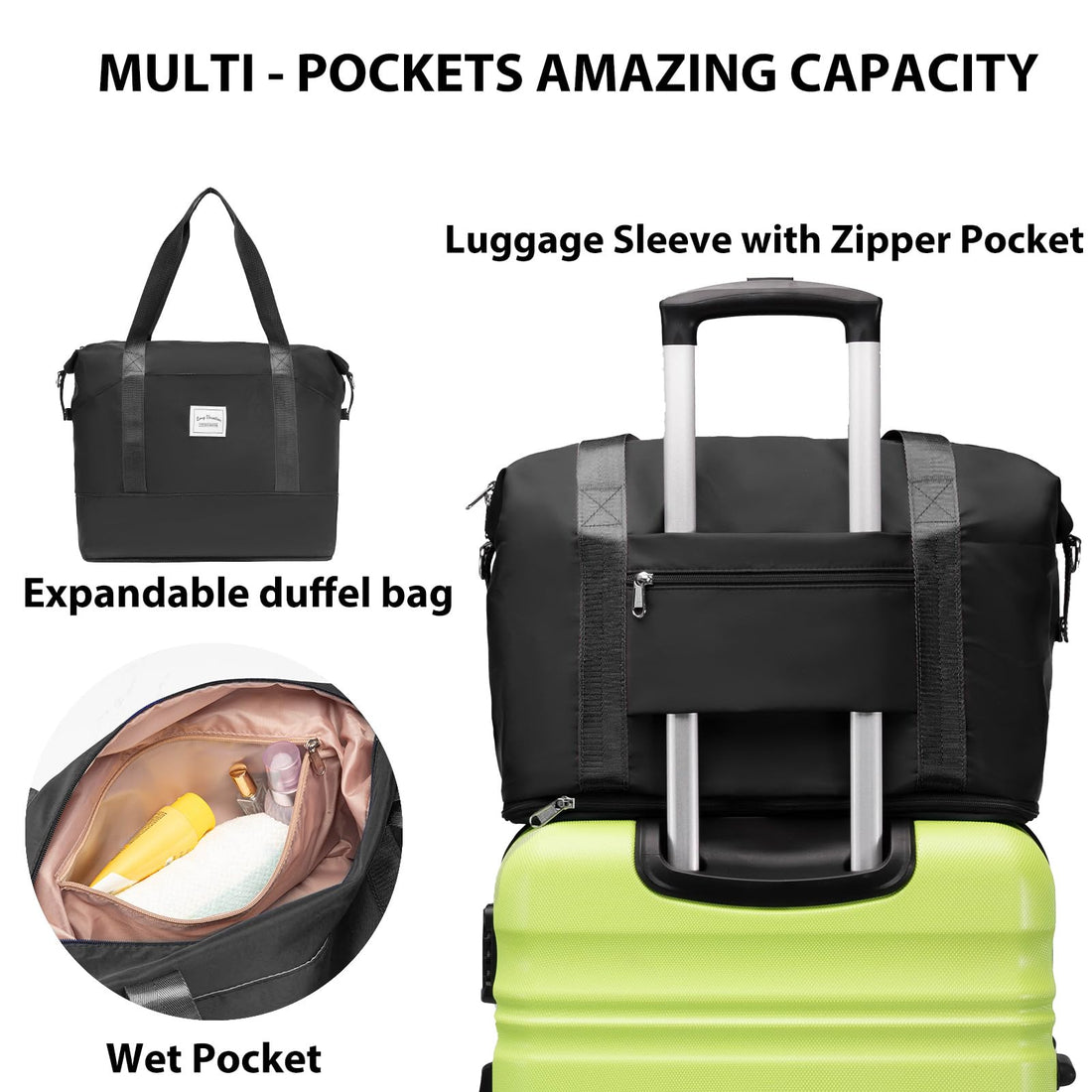 3-Piece Carry-On Luggage Set