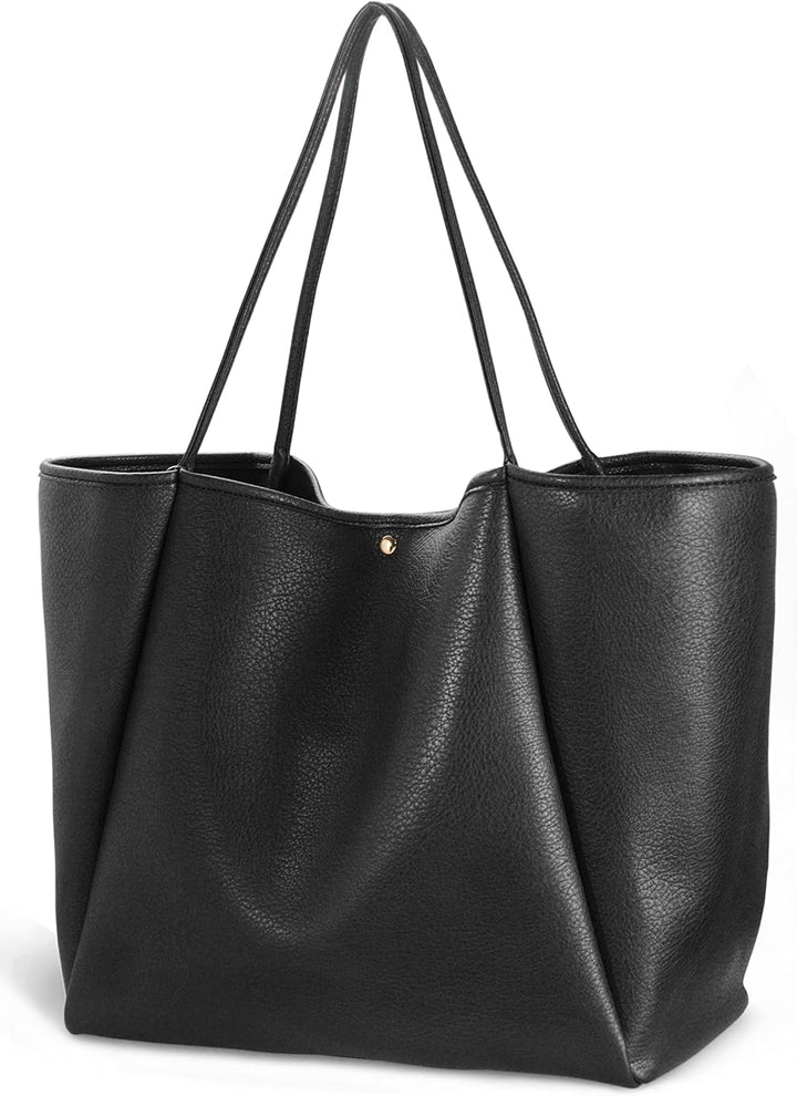 Oversize PU Tote Bag – Women