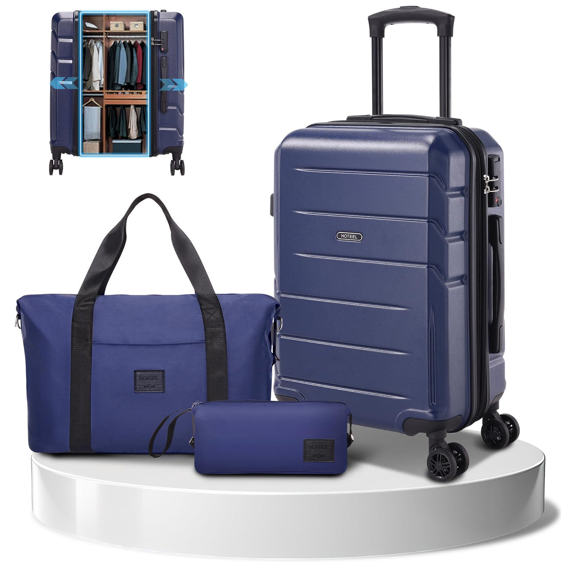 Hoteel 5-Piece Beige Luggage