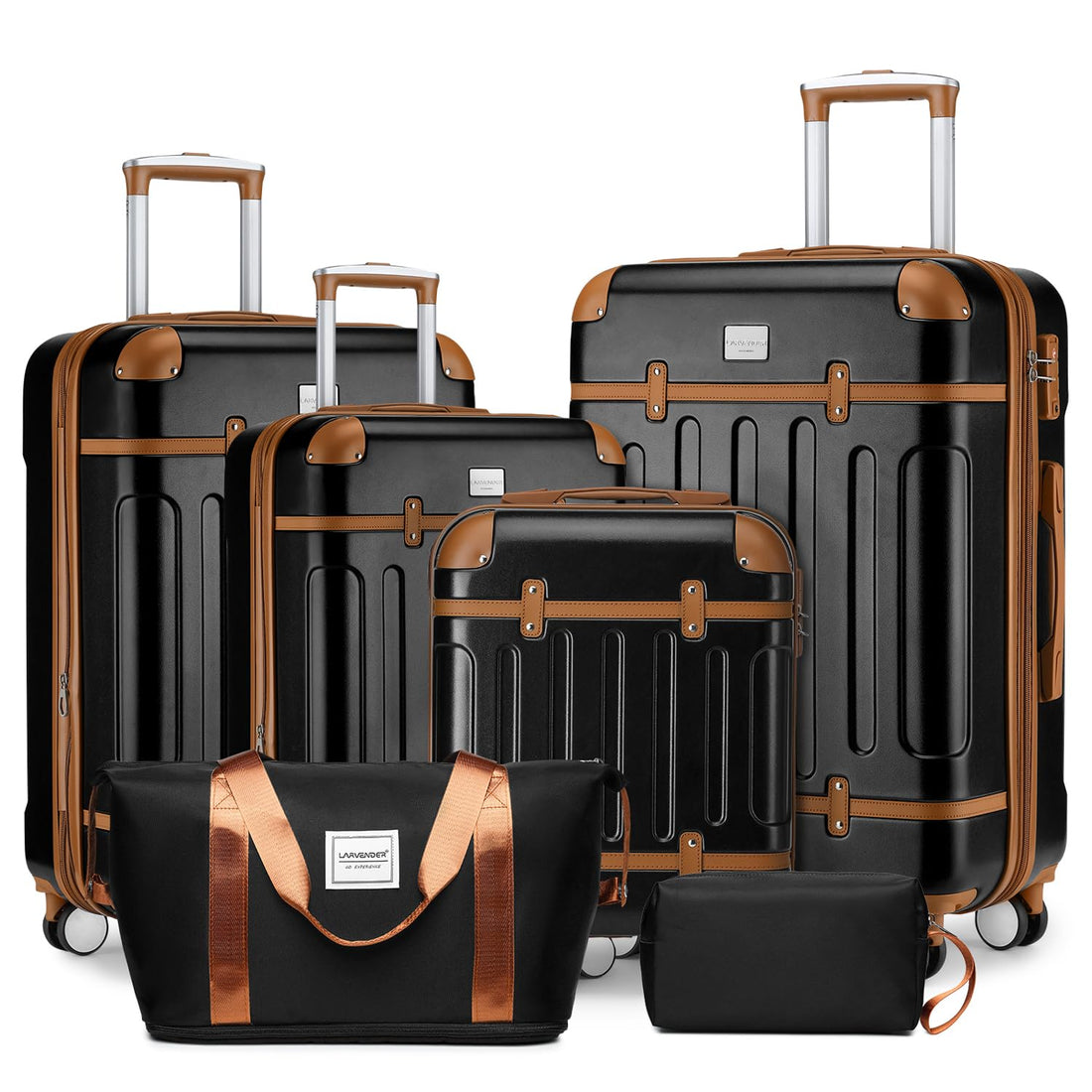 6-Piece Luggage Set – Sky Blue